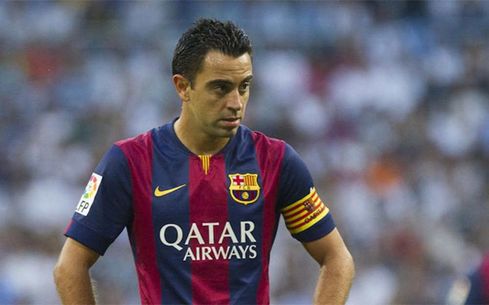 Una foto de Xavi Hernández durante un partido del Barça / EFE