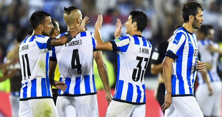 Monterrey celebra uno de los goles contra Al Sadd / EFE