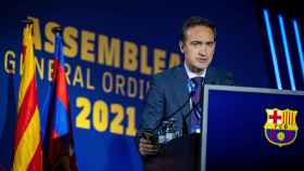 Ferran Reverter en la asamblea de socios compromisarios / FCB