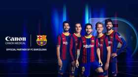 Imagen del patrocinio de Canon Medical con el Barça / FC Barcelona