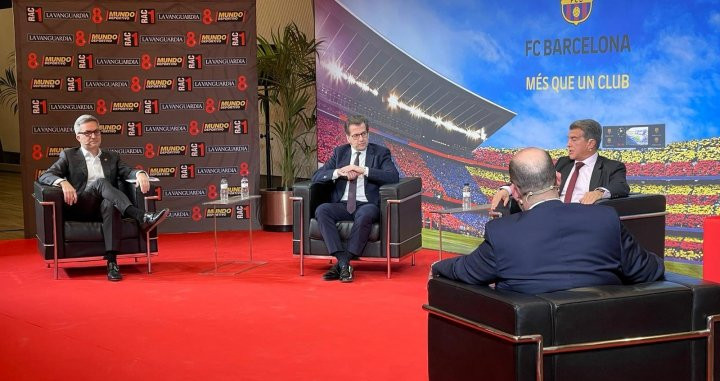 Imagen del debate del Grupo Godó de la presidencia del Barça / Sí al futur