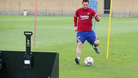 Leo Messi en la Ciutat Esportiva / FCB