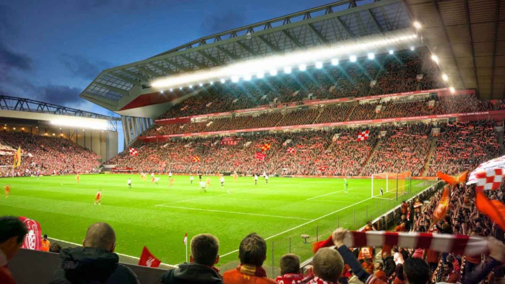 Anfield en un partido del Liverpool / EFE