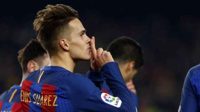 Denis Suárez celebrando un gol con el FC Barcelona / EFE