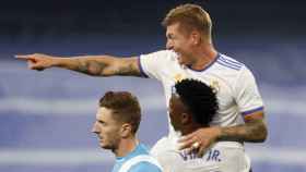 Kroos abre la lata en el triunfo del Real Madrid contra el Rayo Vallecano / EFE