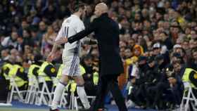 Zidane y Bale en un encuentro del Real Madrid / EFE