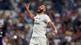 Karim Benzema celebra un gol / EFE