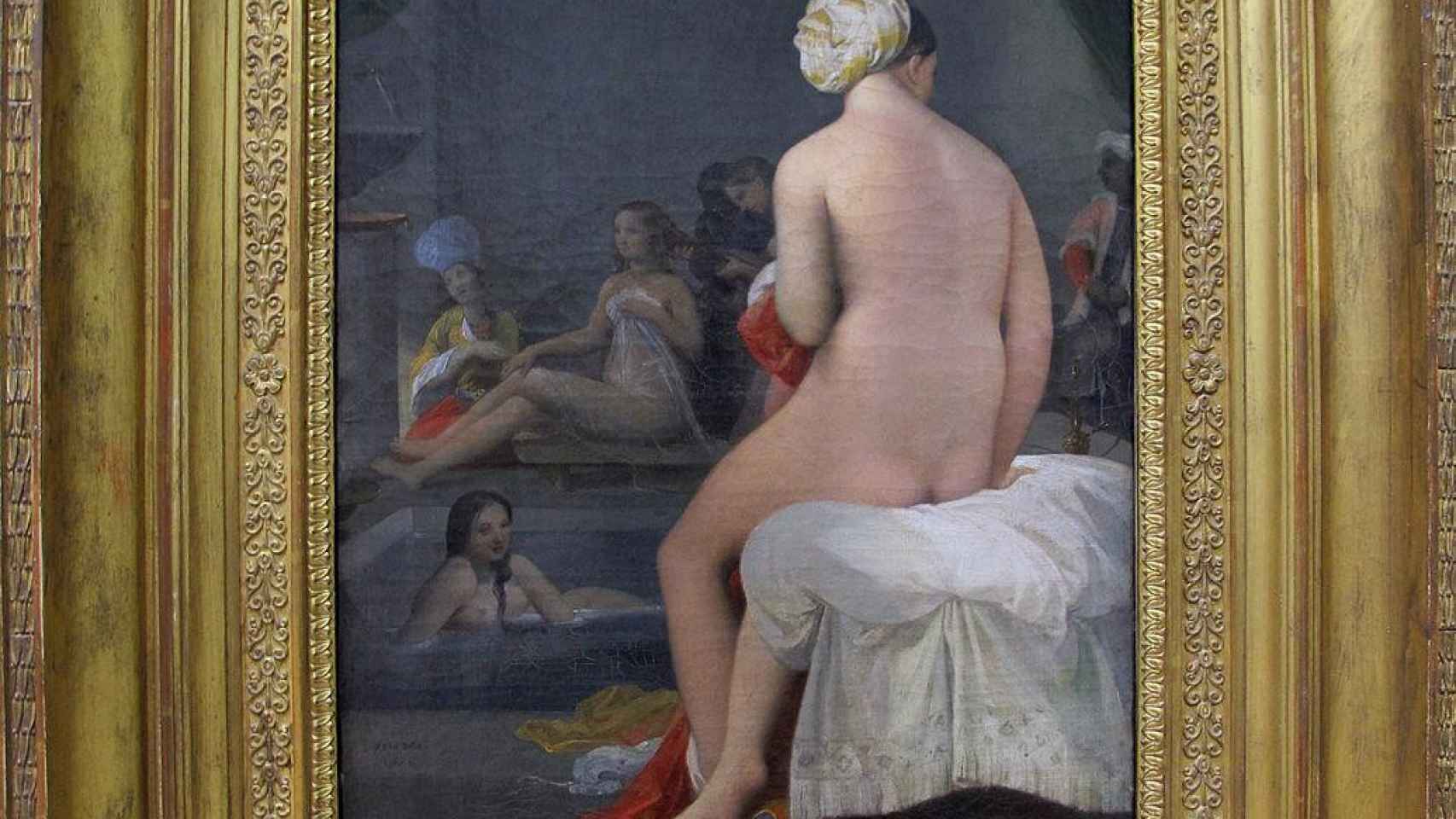 La pequeña bañista (1858) de Ingres