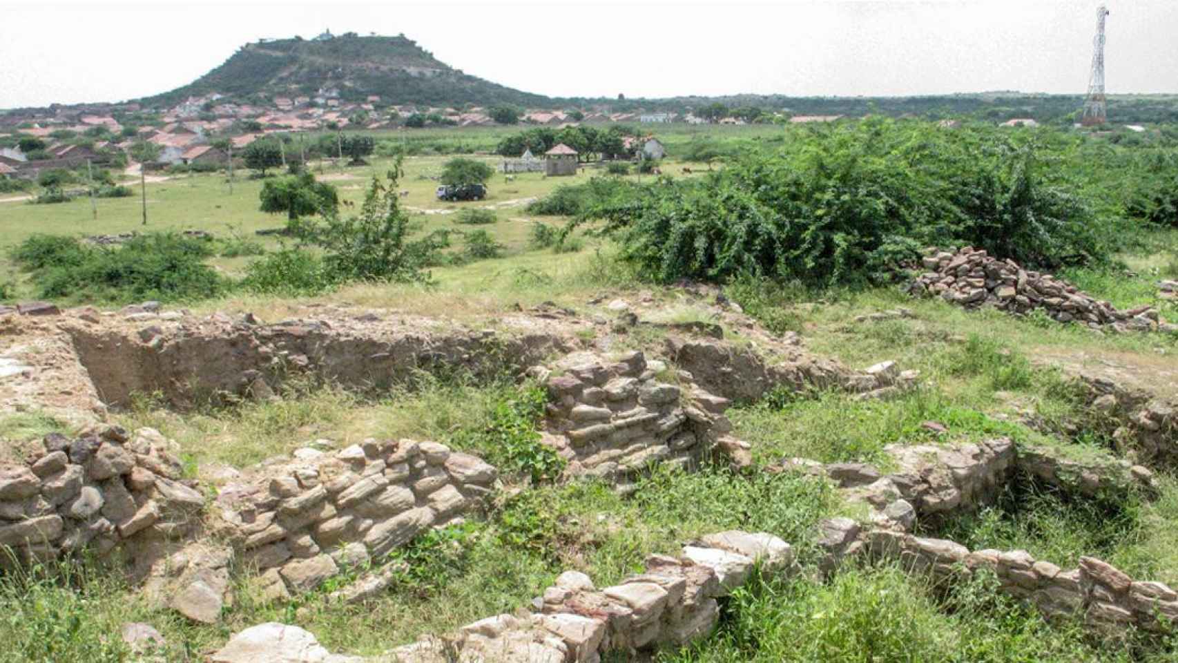 El espacio arqueológico de Kanmer, un antiguo asentamiento en la zona de Gujarat (India) / MAHSA