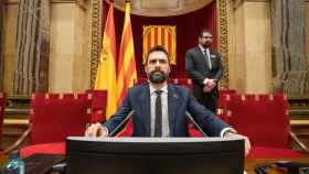 Roger Torrent, presidente del Parlament de Cataluña cuando se permitió ejercer el voto a líderes independentistas en 2018 / EP