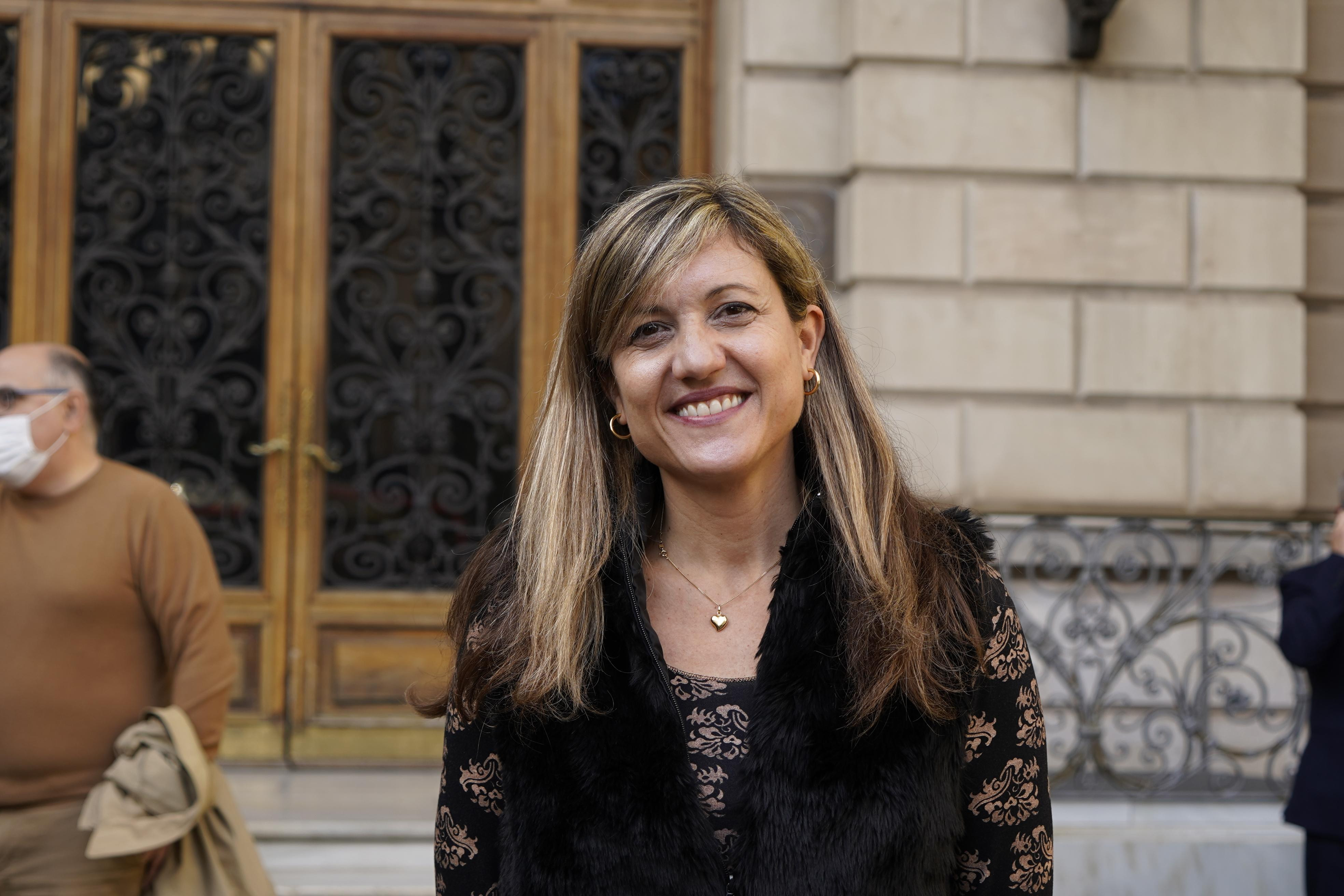 La abogada Chantal Moll, portavoz de la plataforma de abogados que defienden el cumplimiento de las sentencias lingüísticas (LUIS MIGUEL AÑON / CRONICA GLOBAL)
