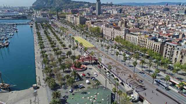 Imagen de la 'Balconada' del Moll de la Fusta, cuyo trámite administrativo ha anulado el Ayuntamiento de Barcelona / AjBCN