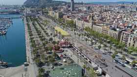 Imagen de la 'Balconada' del Moll de la Fusta, cuyo trámite administrativo ha anulado el Ayuntamiento de Barcelona / AjBCN