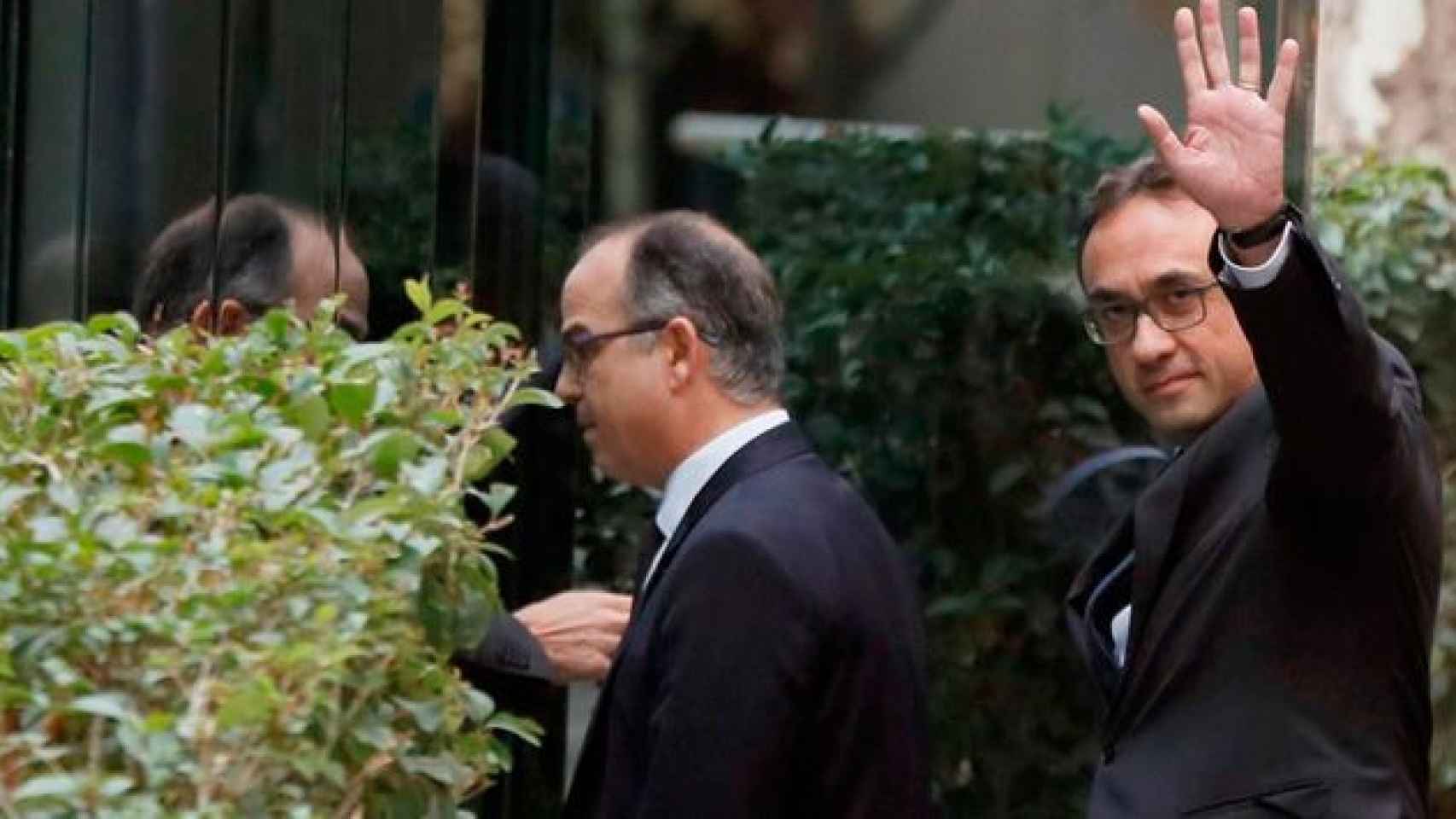 Jordi Turull (i) y Josep Rull (d), a su llegada a la Audiencia Nacional el pasado jueves 2 de noviembre / EFE