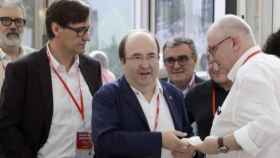 El primer secretario del PSC, Miquel Iceta, en su llegada al Congreso del PSOE / EFE