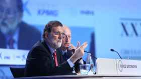 El presidente del Gobierno, Mariano Rajoy, en las jornadas del Círculo de Economía el sábado / CG
