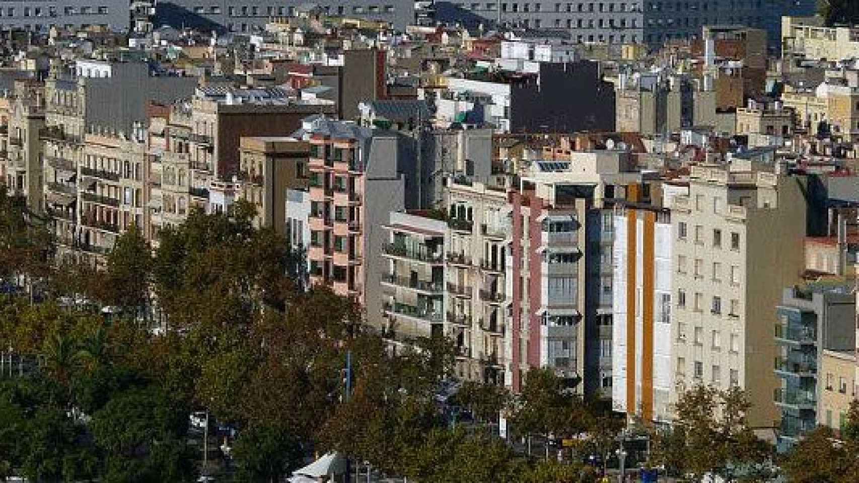 Vista de la Barceloneta, uno de los barrios de Barcelona con más presencia de pisos turísticos / CG
