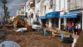 Destrozos por las inundaciones en Alcanar en una imagen de archivo / EP