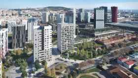 Imagen aérea de la ciudad de l'Hospitalet de Llobregat / EP