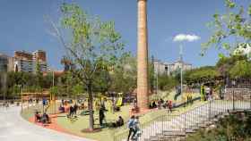 Uno de los parques de Barcelona que ha reabierto hoy al público / EP