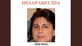 Cartel de desaparición de Irene Rigall, periodista cuyos restos han sido hallados / EFE