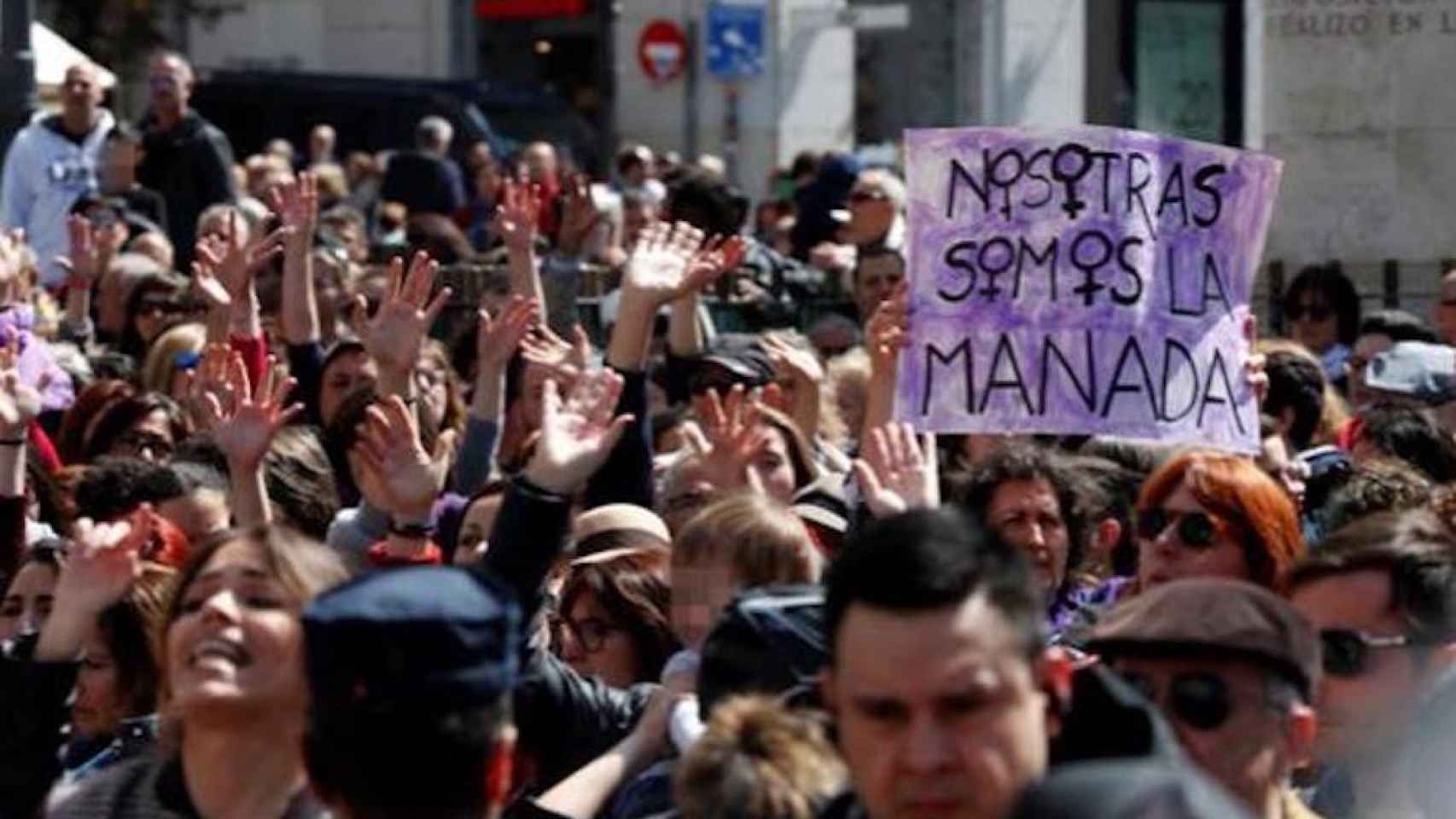 Una protesta en Madrid contra la sentencia del caso de La Manada / EFE