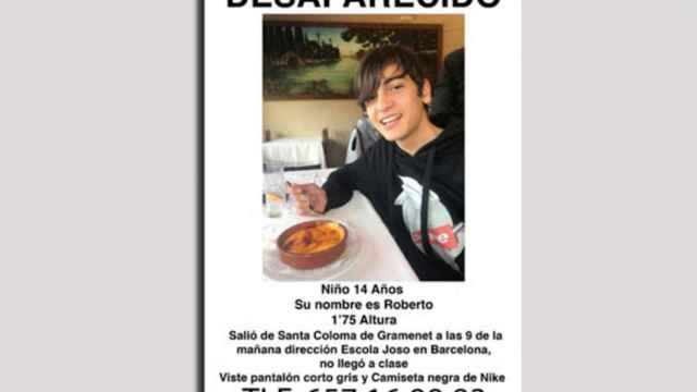 Una foto del Roberto, el niño desaparecido en Santa Coloma de Gramanet