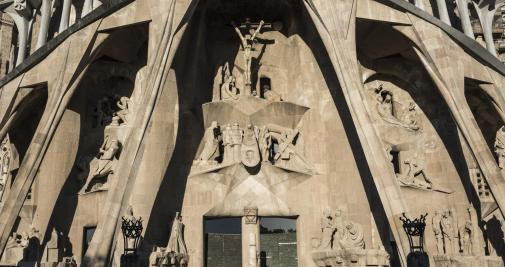 La Crucifixión de Josep Maria Subirachs en la Sagrada Família, una de las obras por las que el artista es más reconocido
