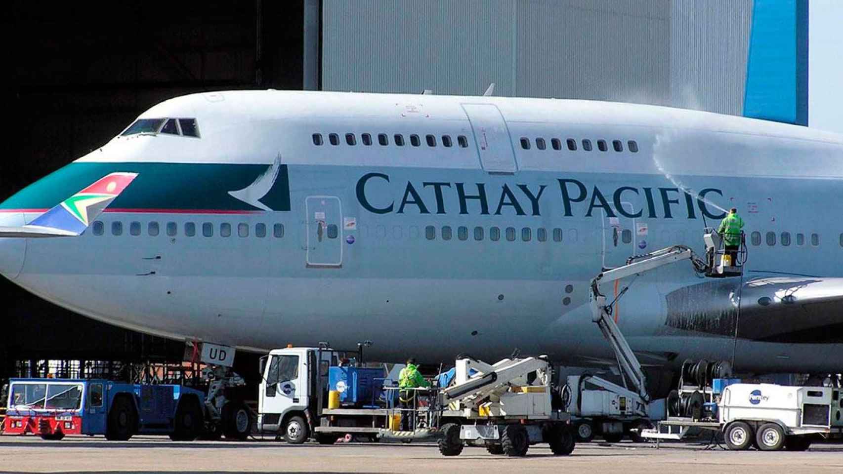 Una aeronave de Cathay Pacific, aerolínea que operaba la ruta entre Barcelona y Hong Kong / Wiki