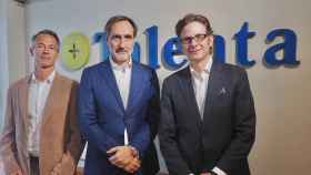 Manuel Jaffrin, consejero de Mastertech I; Jordi Jofre, presidente de Talenta; y Roger Miralles, director de inversiones alternativas