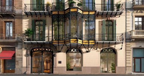 La fachada de la Casa Oller, una promoción de lujo en Barcelona / CG
