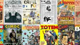 Algunas de las revistas editadas en Barcelona, referentes del futuro Museo del Cómic / GALA ESPÍN