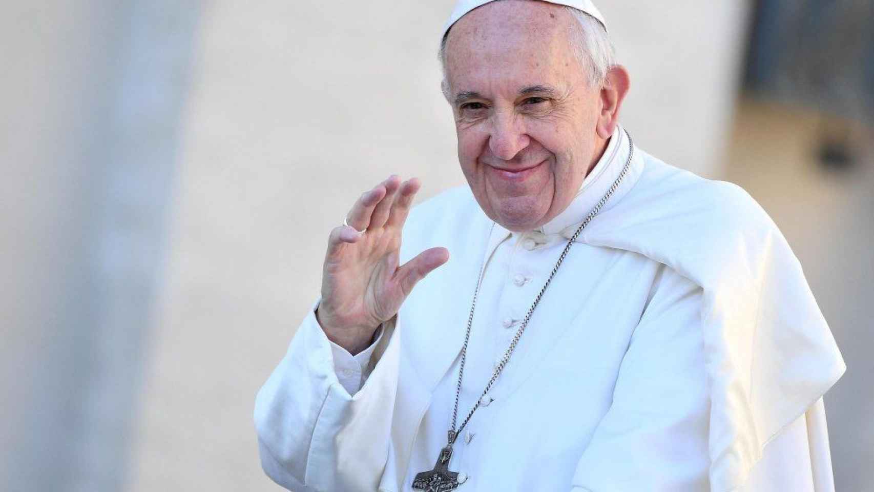 El Papa Francisco en una foto de archivo no participa en la ficción de Netflix