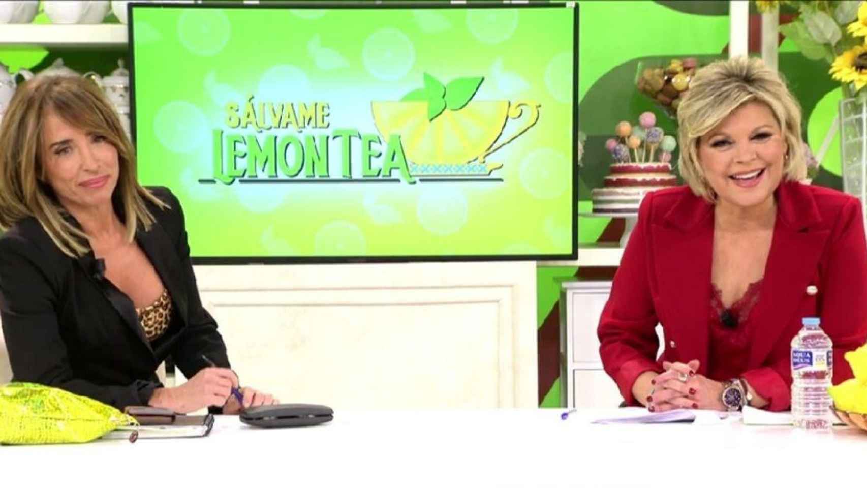 María Patiño y Terelu Campos, presentadoras de 'Sálvame Lemon Tea' / MEDIASET
