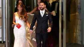 Un foto de archivo de la boda de Leo Messi y Antonella Rocuzzo