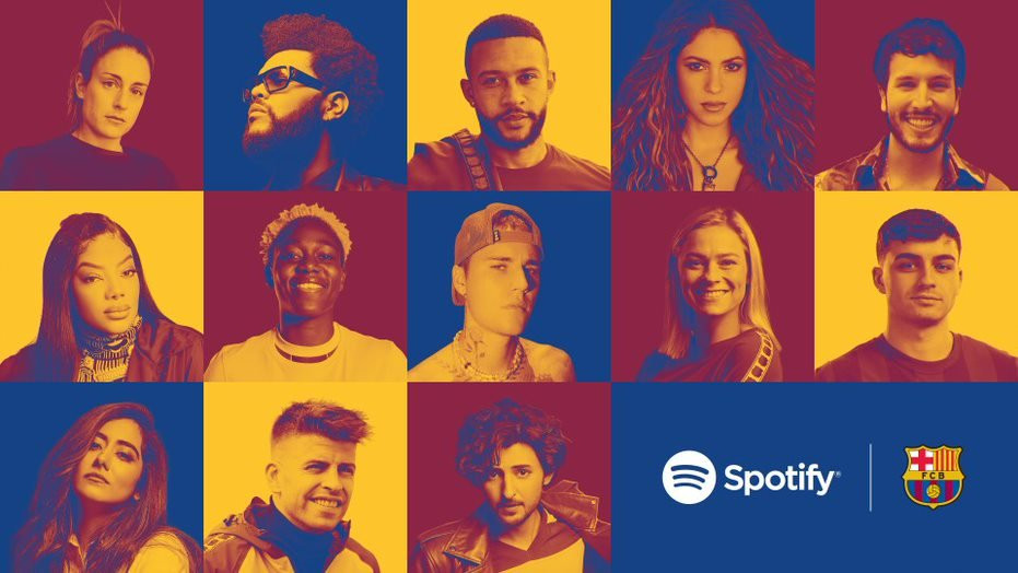 Spotify se asocia con el Barça hasta 2026 para promocionar a sus artistas y explotar la imagen de los jugadores / FCB