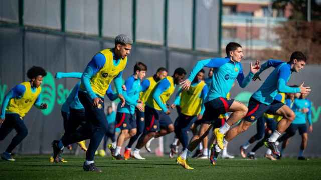 El Barça se prepara para el encuentro contra el Atlético de Madrid / FCB