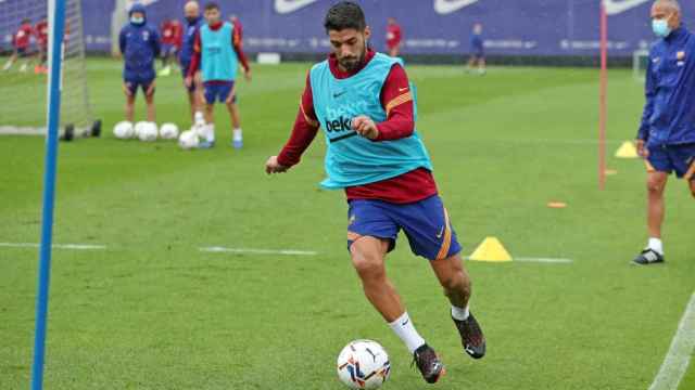 Luis Suárez durante un entrenamiento /FCB