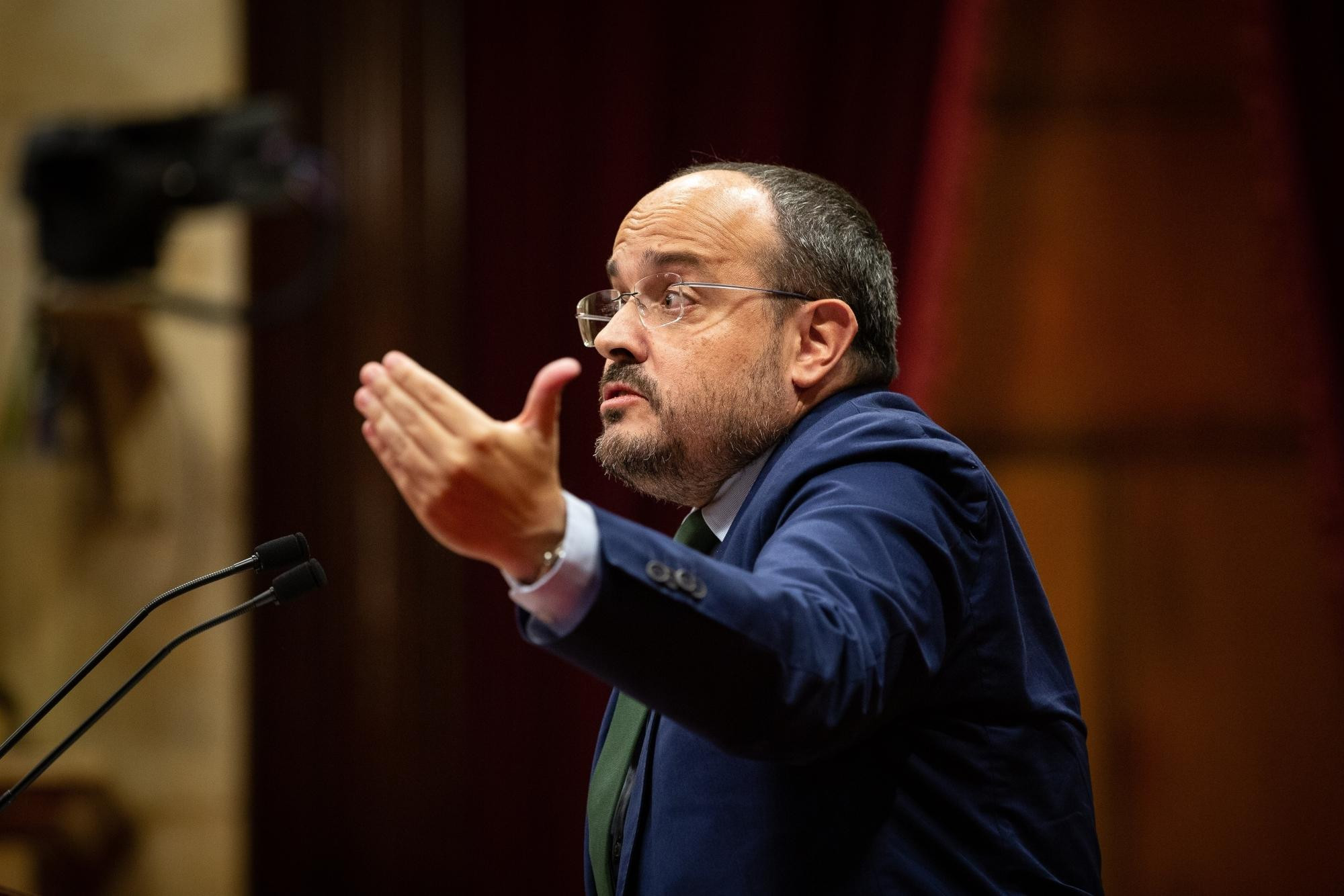 El líder del Partido Popular catalán (PPC), Alejandro Fernández / EP