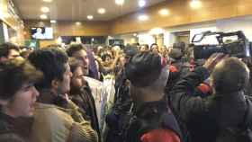 Estudiantes del Conservatorio Liceu de Barcelona boicotean un acto de Ciudadanos