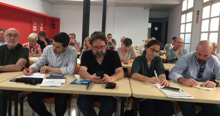 Asistentes en la escuela de verano de Federalistes d'Esquerra, en el debate sobre el Estado de Bienestar / CG