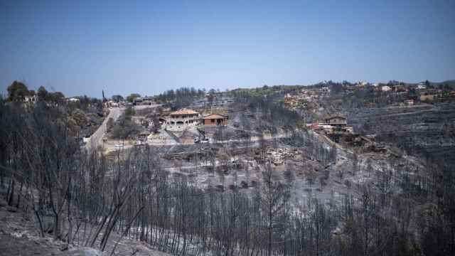 Vista de la urbanización de River Park afectada por el fuego, el 19 de julio de 2022, en Pont de Vilomara, comarca del Bages / Lorena Sopêna - EUROPA PRESS