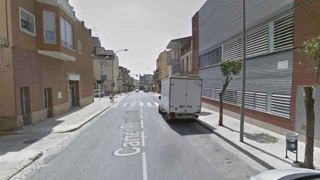 Una calle de Linyola (Pla d'Urgell) / MAPS