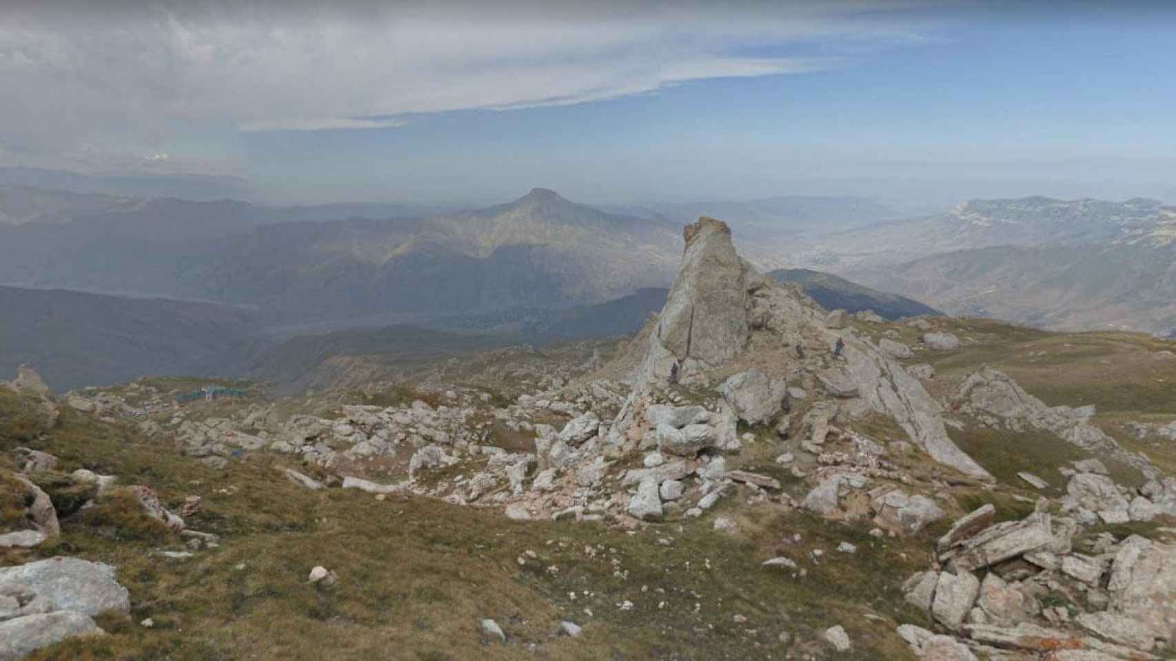 La montaña del Cáucaso, donde han fallecido los tres catalanes / GOOGLE MAPS