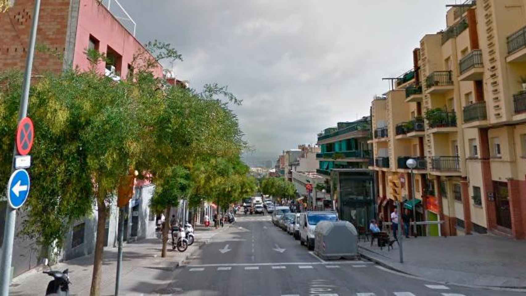Llobregós, la calle del Carmel donde hubo un tiroteo el miércoles