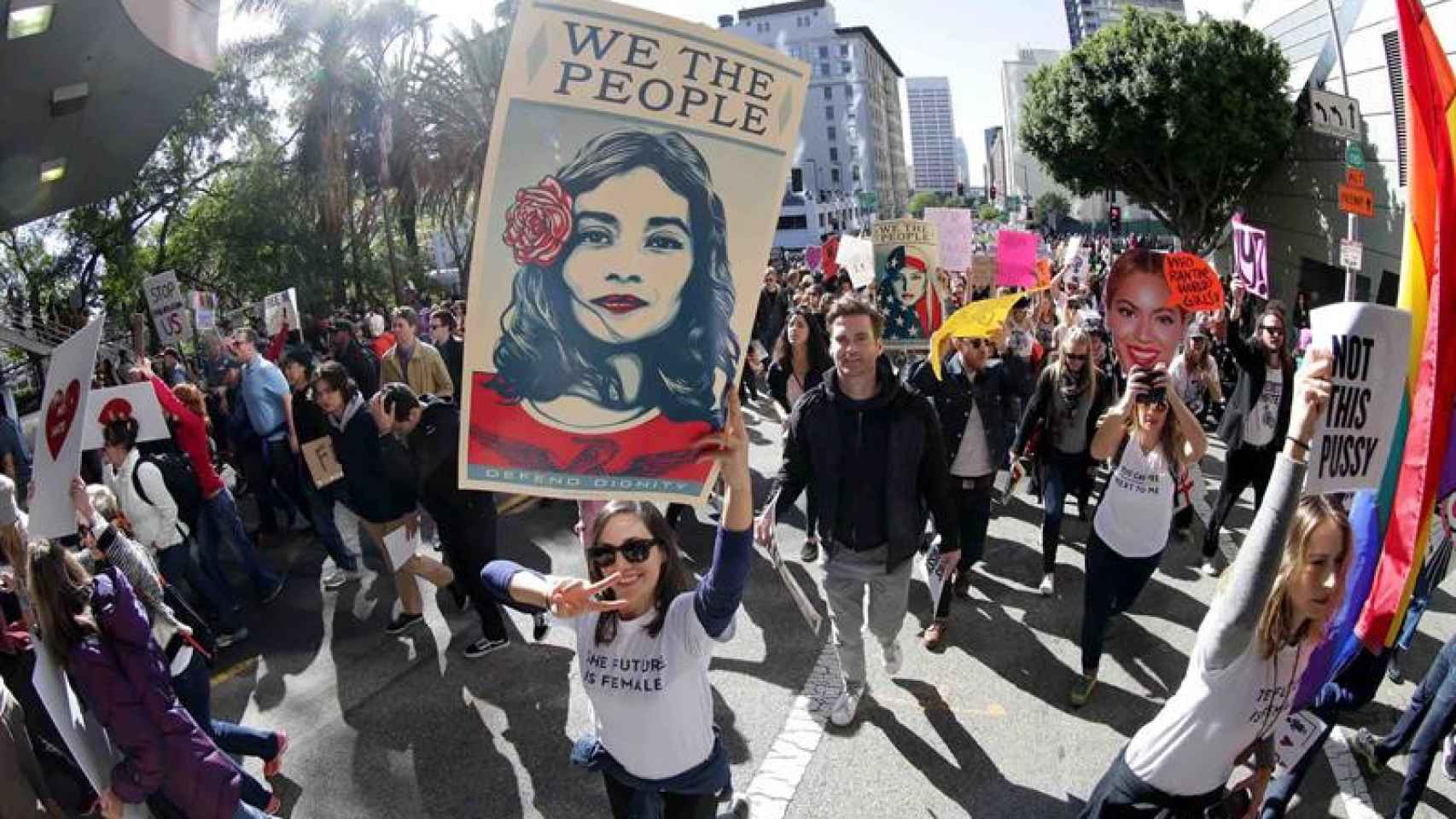 Más de 500.000 participantes en la Marcha de Mujeres sobre Washington