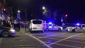 Imagen del lugar del ataque con arma blanca en el centro de Londres.