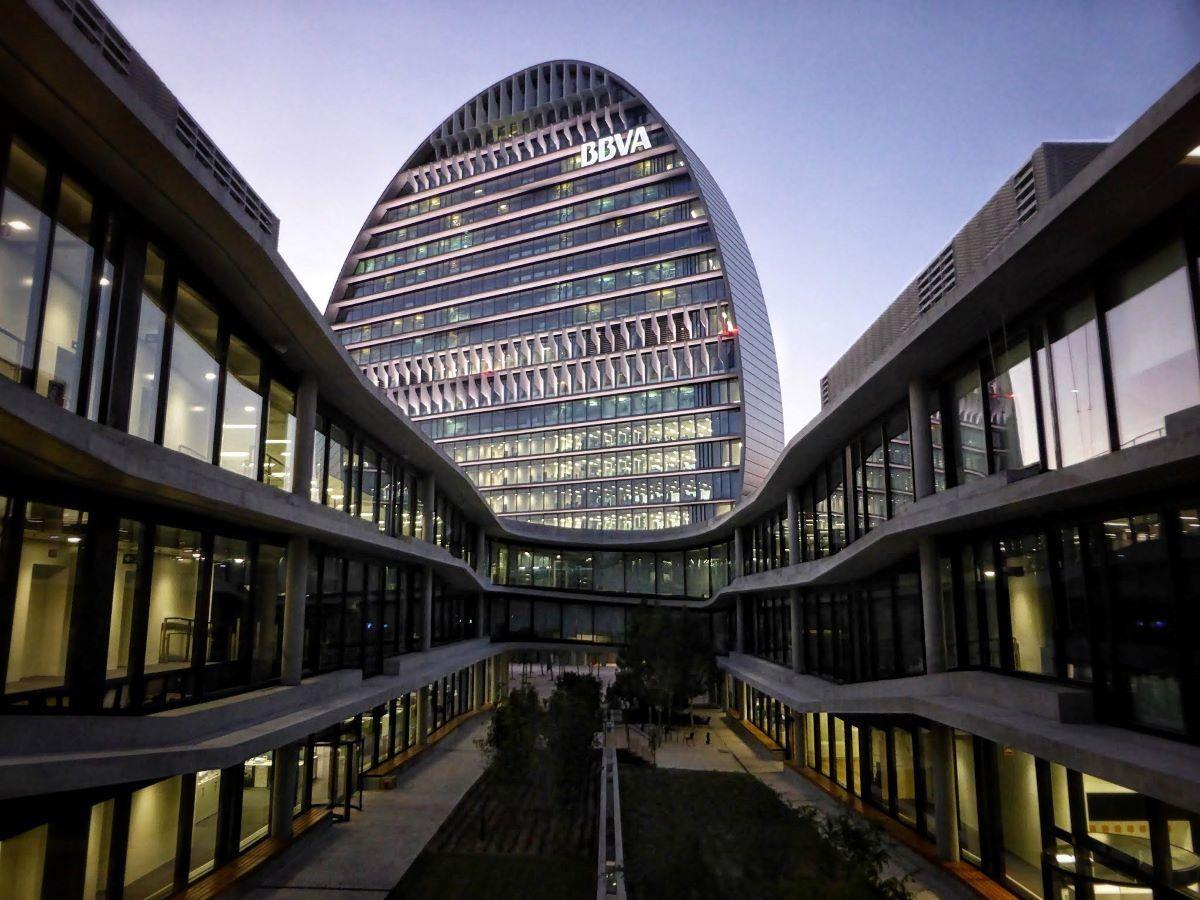 La Ciudad BBVA, sede corporativa del Grupo Banco Bilbao Vizcaya Argentaria en España, uno de los protagonistas de los ERE del sector / BBVA