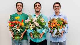 Los cofundadores de Colvin, la 'start up' de flores de domicilio