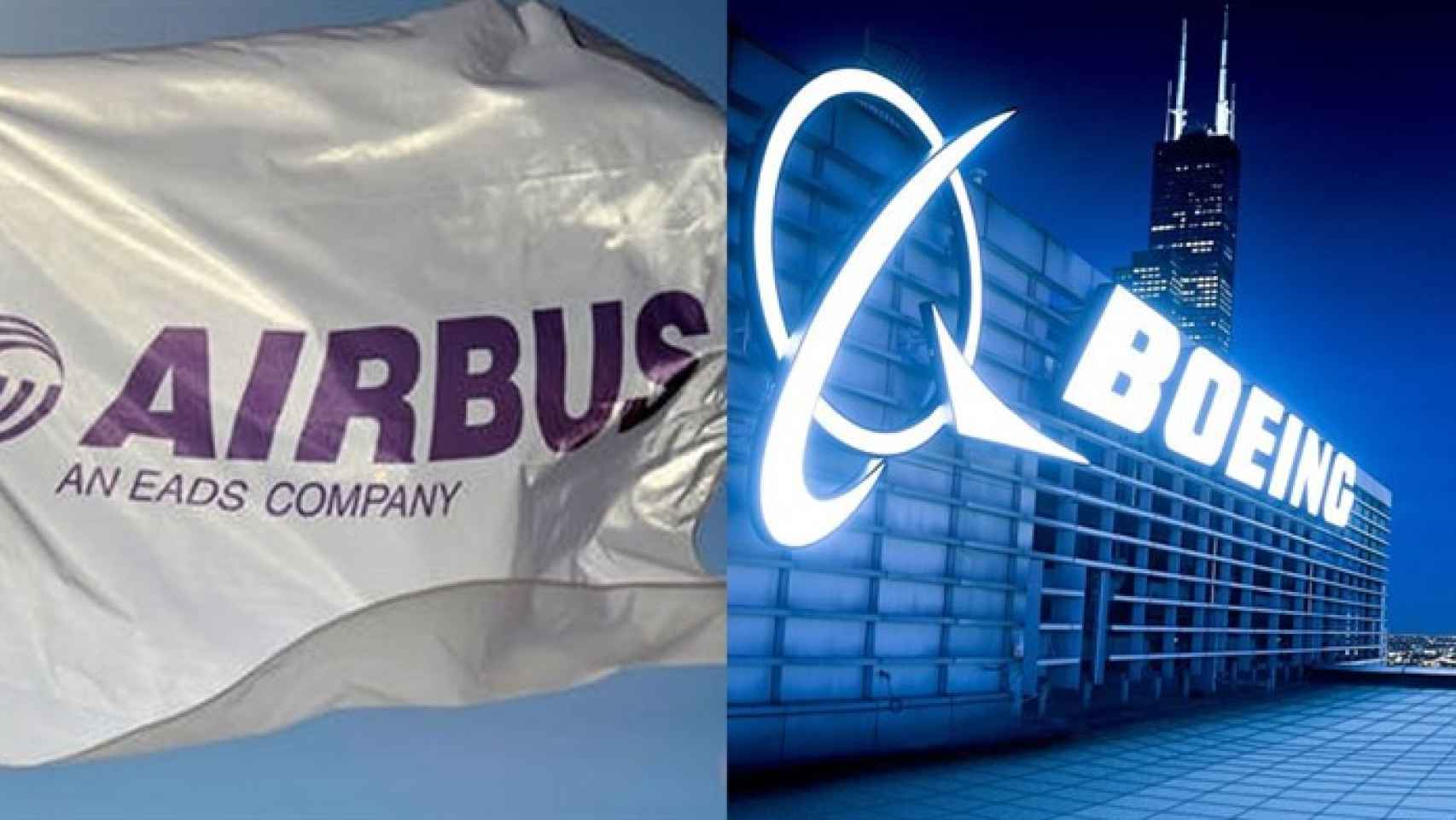 Airbus y Boeing compiten para ser el principal constructor de aeronaves.